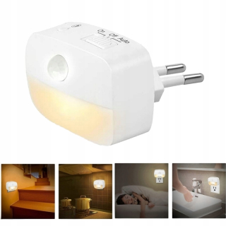 M_SHILUO biela nočná lampa